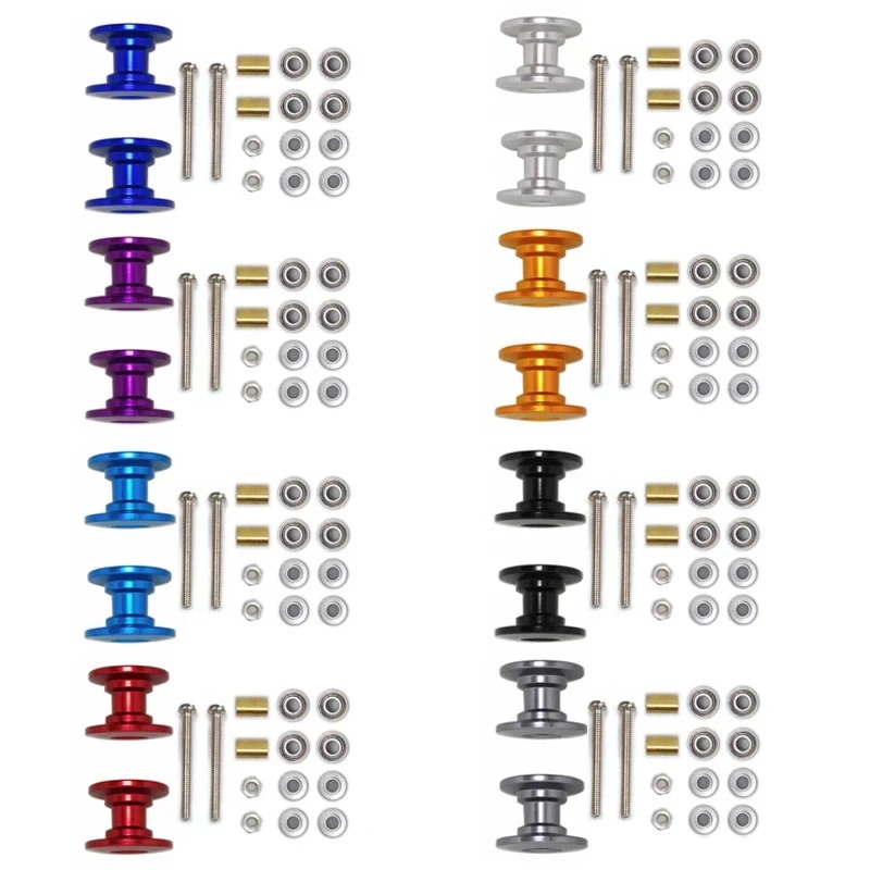 Tamiya Model Mini 4Wd - 2 szt. Rolki prowadzące podwójne 12-13mm