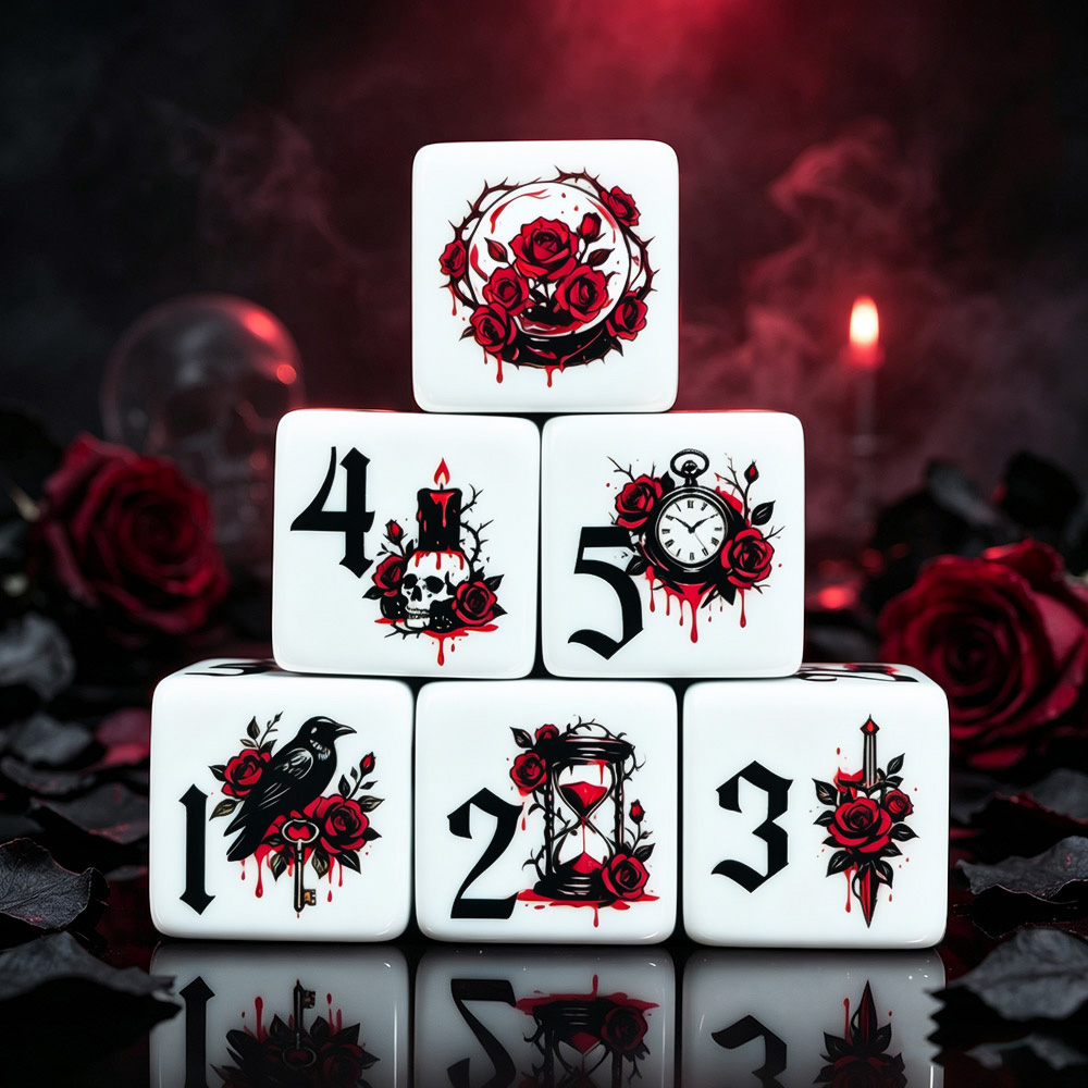 12 szt. Gotyckie Róże 16MM Dru – Board Game Print recenzja i cena