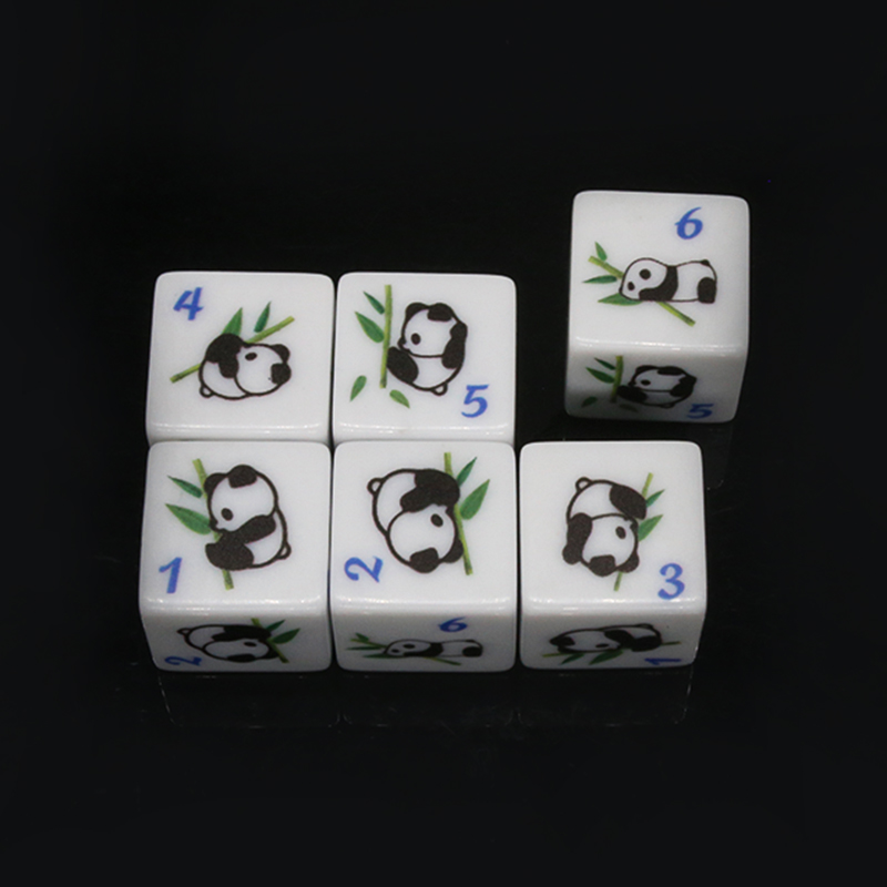 Zestaw 6-stronnych kostek do g – Board Game Print recenzja i cena
