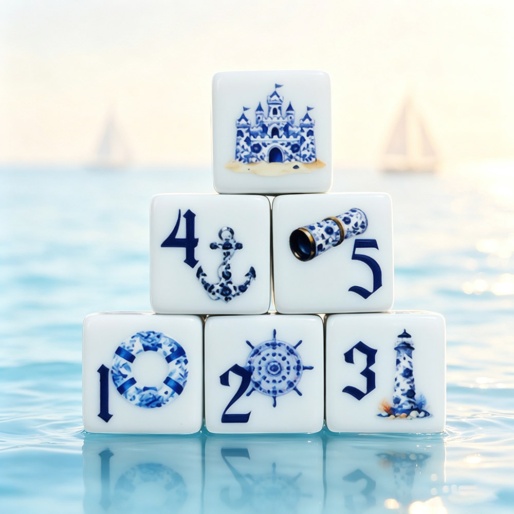 12 sztuk niebieskich, marynist – Board Game Print recenzja i cena